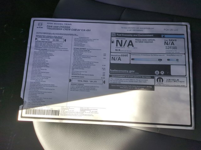 New 2026 RAM 5500 Tradesman AWD/4WD image 19