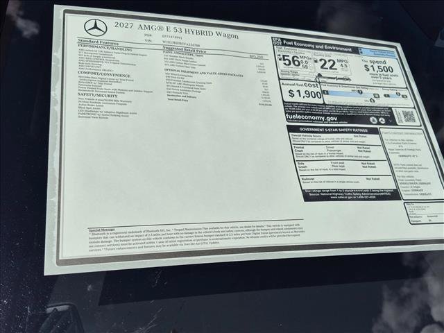 New 2027 Mercedes-Benz E 53 AMG e 4MATIC Wagon image 16