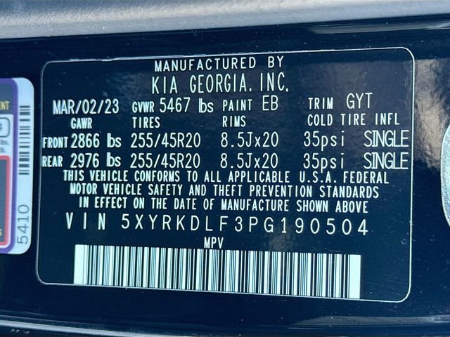 Certified 2023 Kia Sorento SX image 37