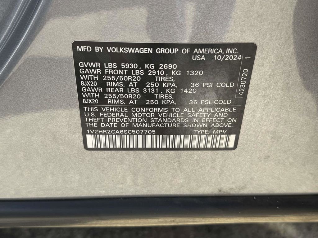 Used 2025 Volkswagen Atlas SE AWD/4WD image 27