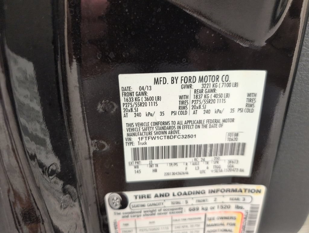Used 2013 Ford F150 Lariat w/ Mid Equipment Group RWD image 42