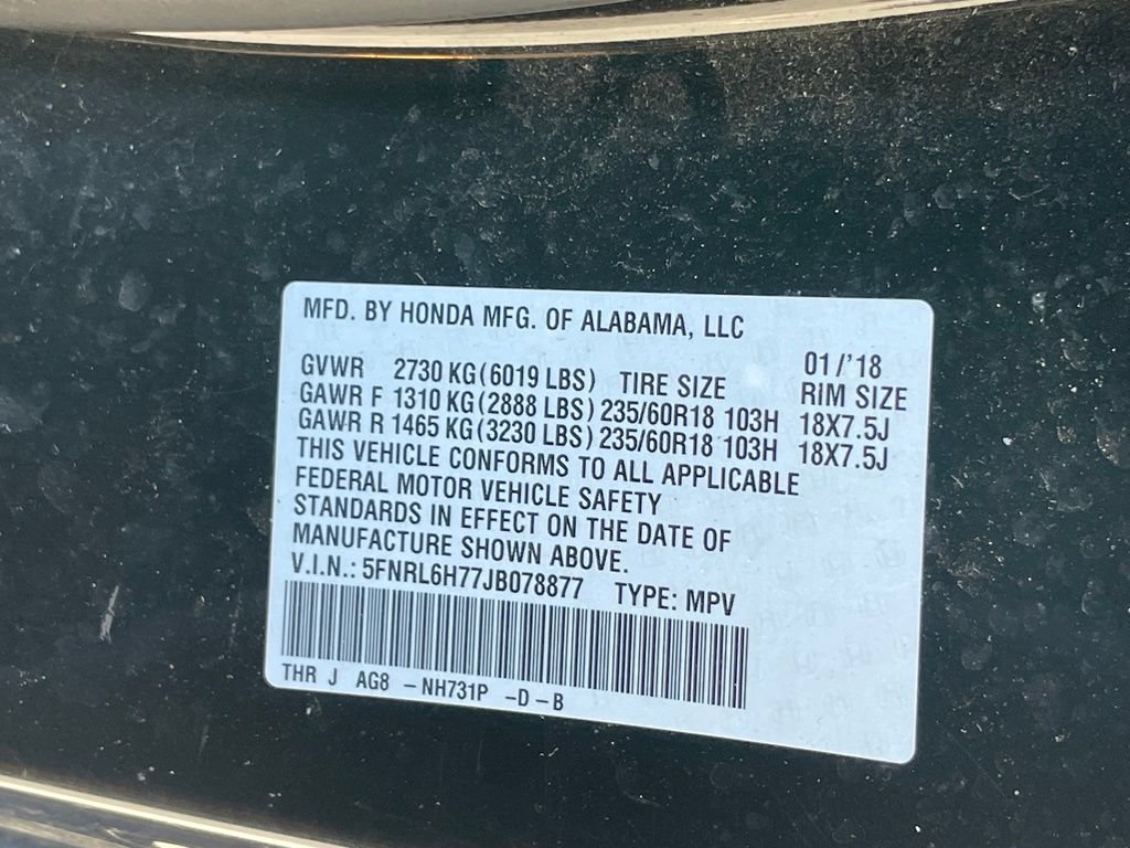 Used 2018 Honda Odyssey EX-L image 10
