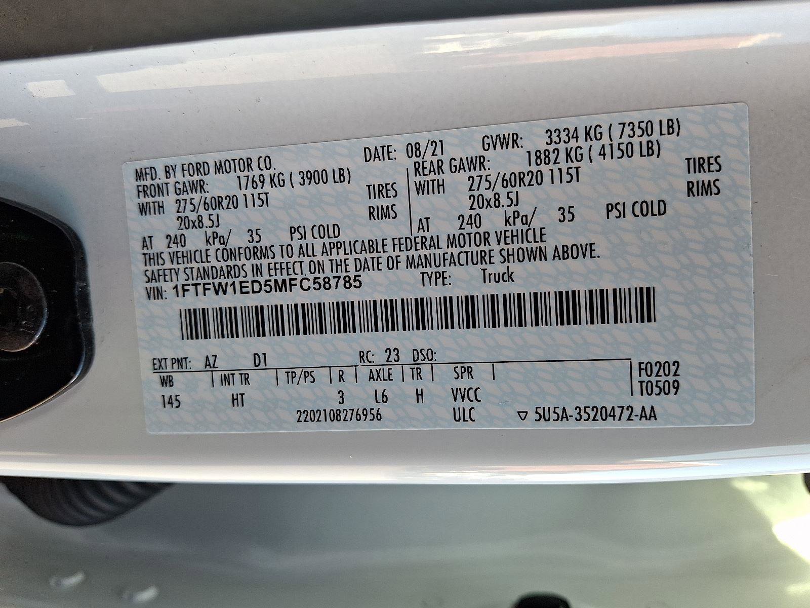 Used 2021 Ford F150 Lariat image 10