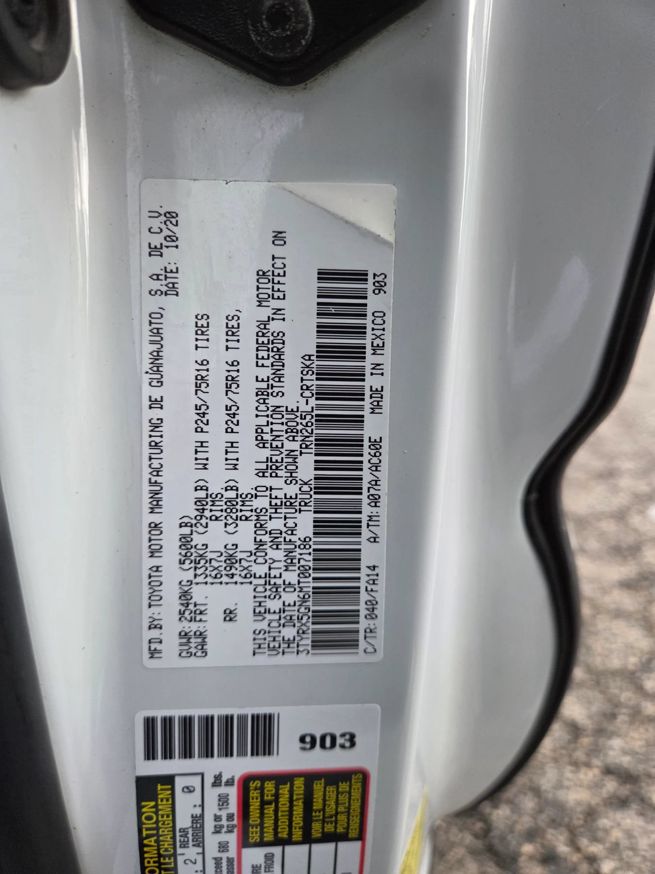 Used 2021 Toyota Tacoma SR RWD image 11
