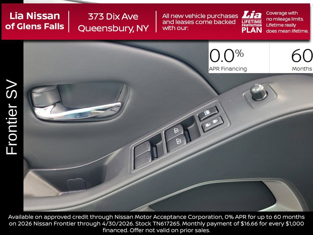 New 2026 Nissan Frontier SV w/ SV Convenience Package image 15
