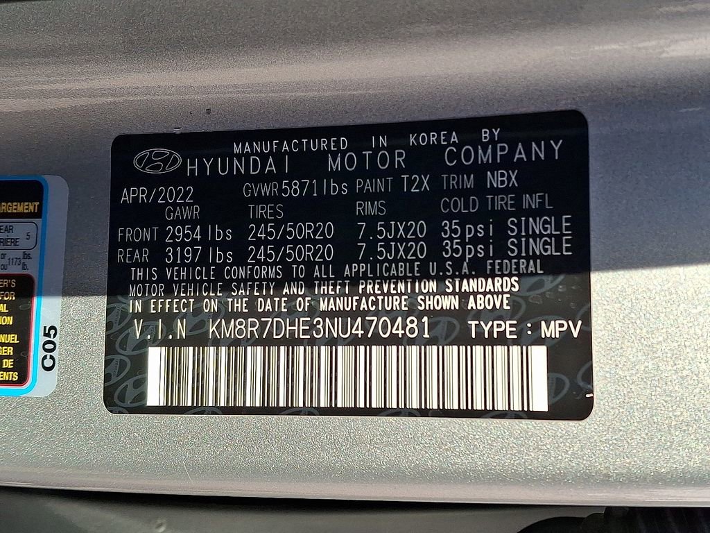 Used 2022 Hyundai Palisade Calligraphy image 29