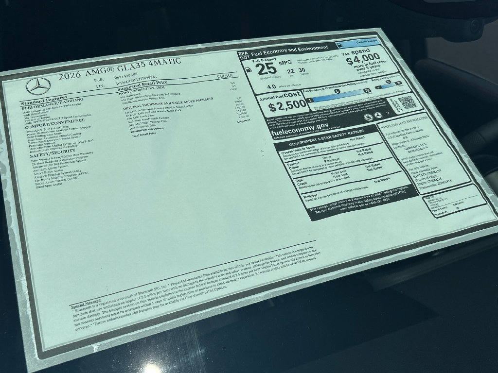 New 2026 Mercedes-Benz GLA 35 AMG 4MATIC image 37