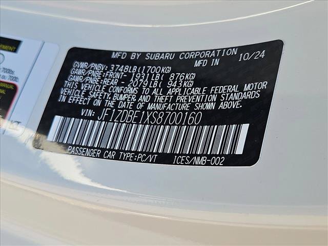Used 2025 Subaru BRZ Limited RWD image 21