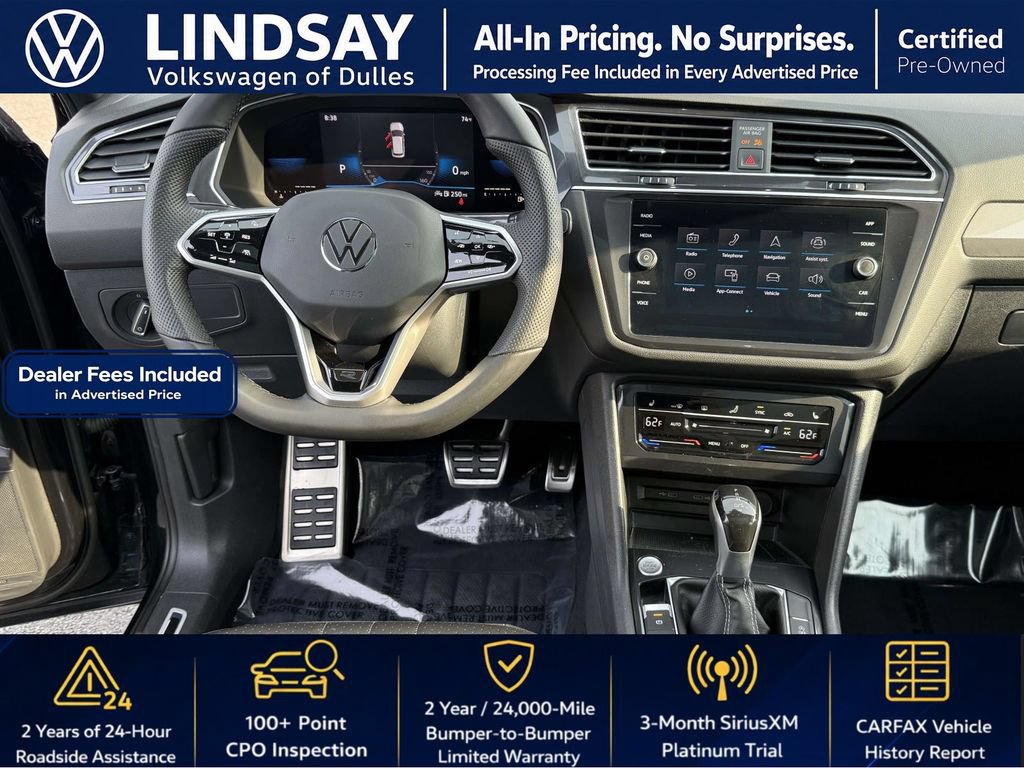 Certified 2022 Volkswagen Tiguan SE R-Line FWD image 12