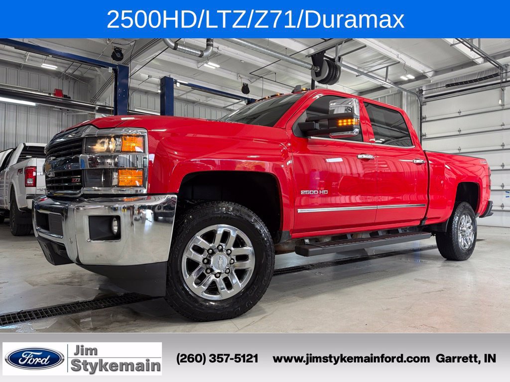 Used 2017 Chevrolet Silverado 2500 LTZ w/ Duramax Plus Package AWD/4WD image 1