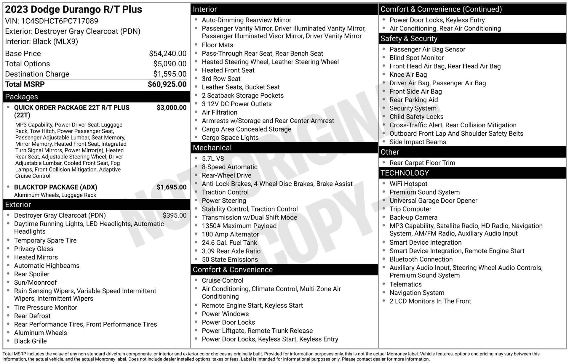 Used 2023 Dodge Durango R/T RWD image 41
