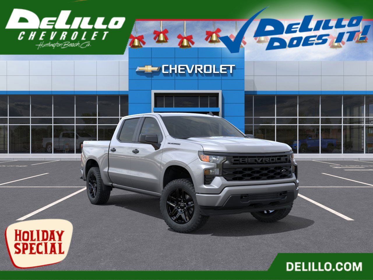 New 2026 Chevrolet Silverado 1500 Custom w/ LPO, Dark Essentials Package