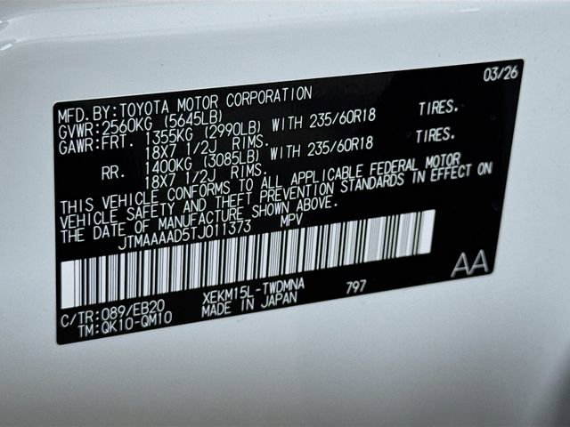 New 2026 Toyota C-HR AWD/4WD image 16