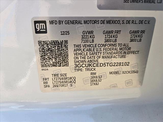 New 2026 Chevrolet Silverado 1500 Custom Trail Boss image 20