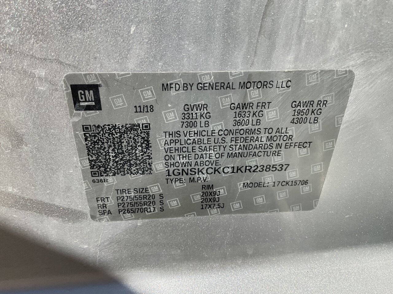 Used 2019 Chevrolet Tahoe Premier AWD/4WD image 19
