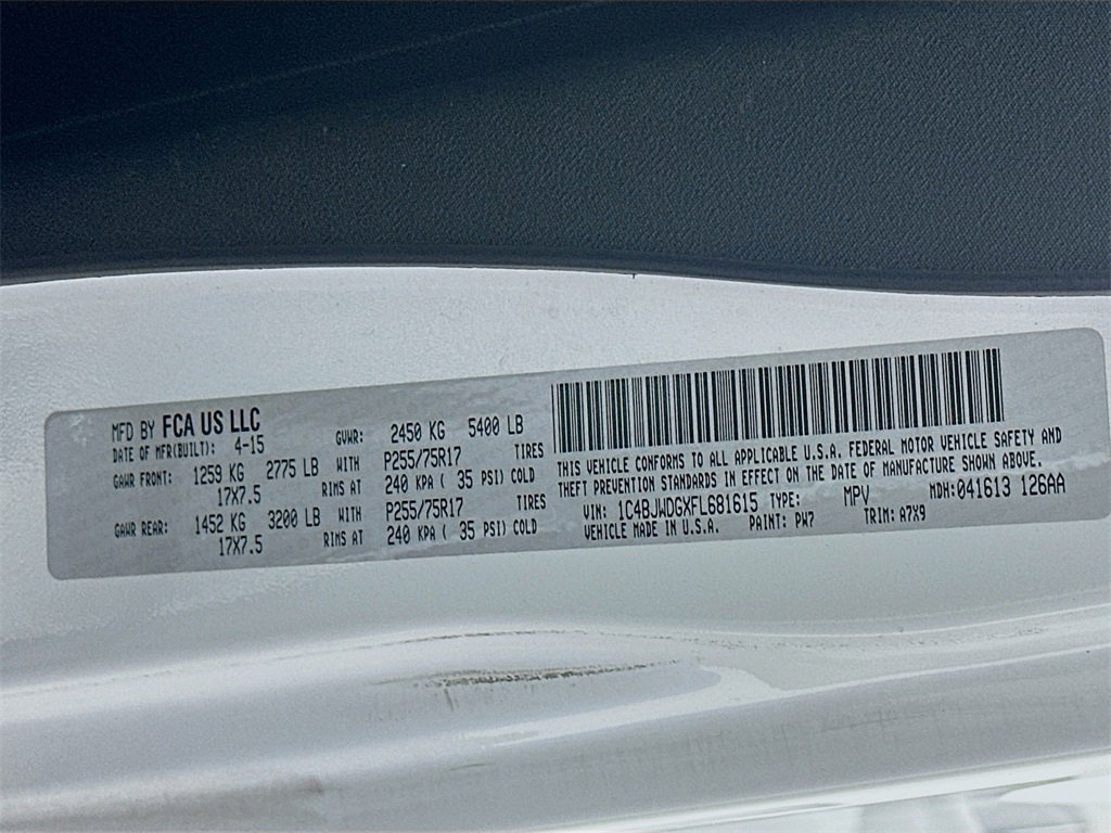 Used 2015 Jeep Wrangler Unlimited Sport w/ Quick Order Package 24S image 37