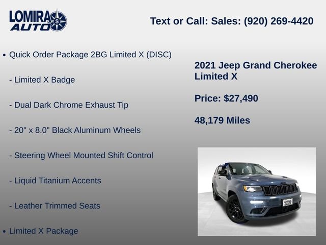 Used 2021 Jeep Grand Cherokee Limited X AWD/4WD image 21