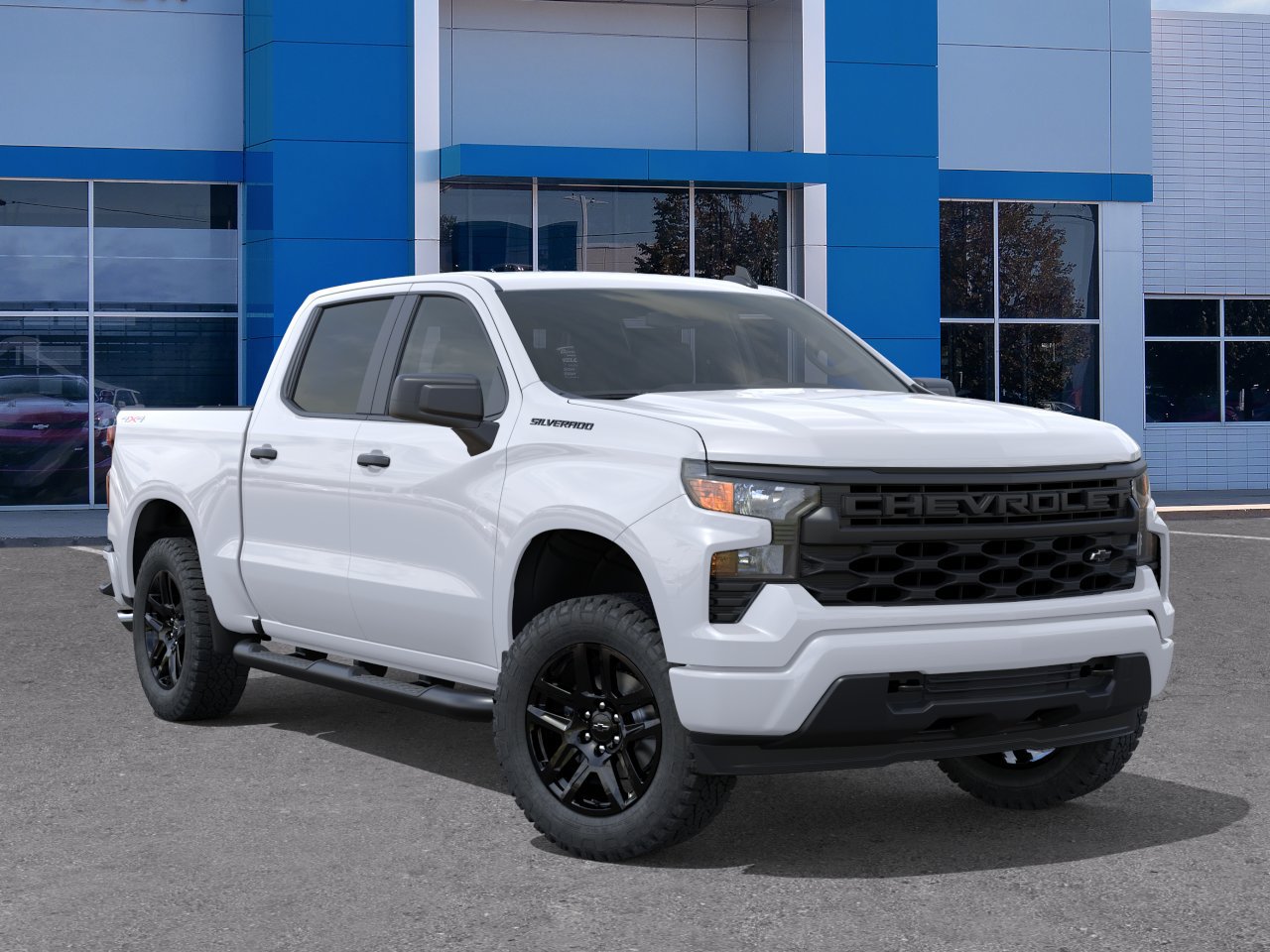 New 2026 Chevrolet Silverado 1500 Custom w/ Turbomax Blackout Package AWD/4WD image 7