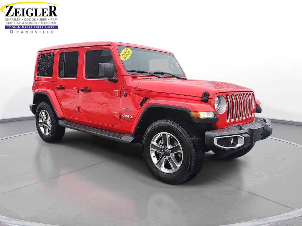 Used 2022 Jeep Wrangler Unlimited Sahara w/ Cold Weather Group image 3