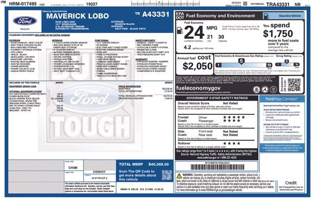 New 2026 Ford Maverick Lobo AWD/4WD image 27