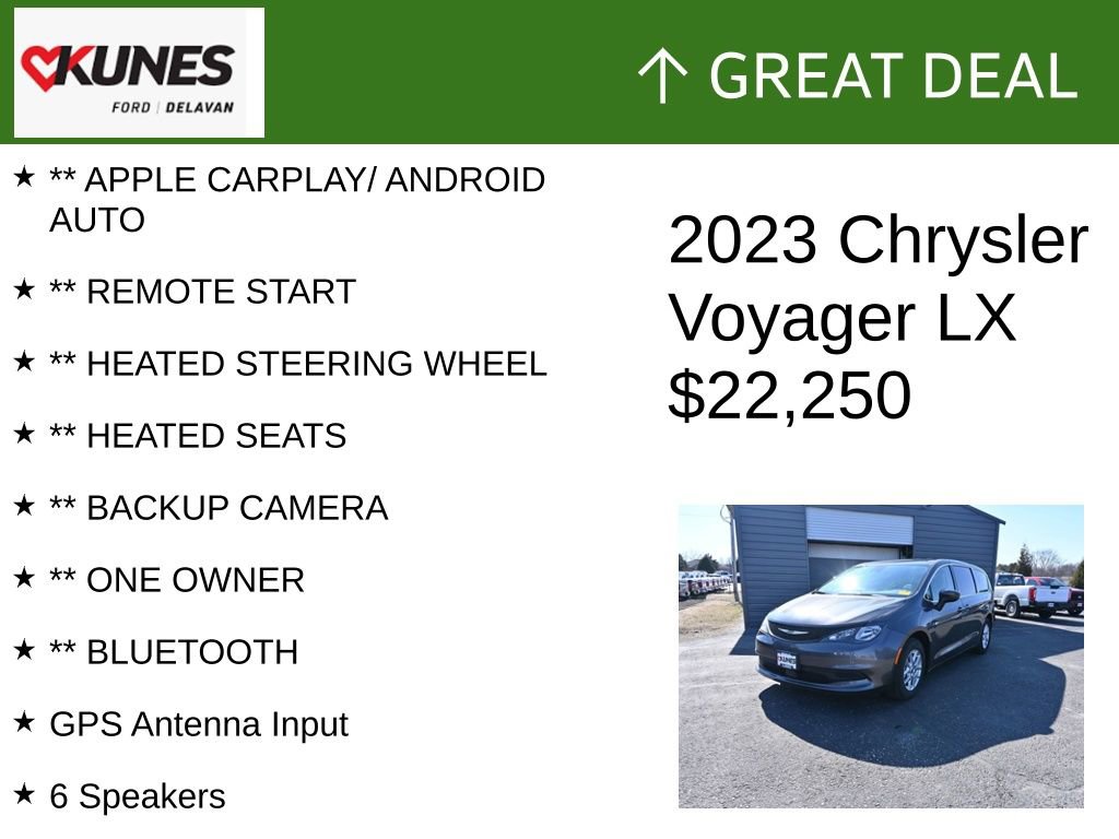 Used 2023 Chrysler Voyager LX FWD image 2