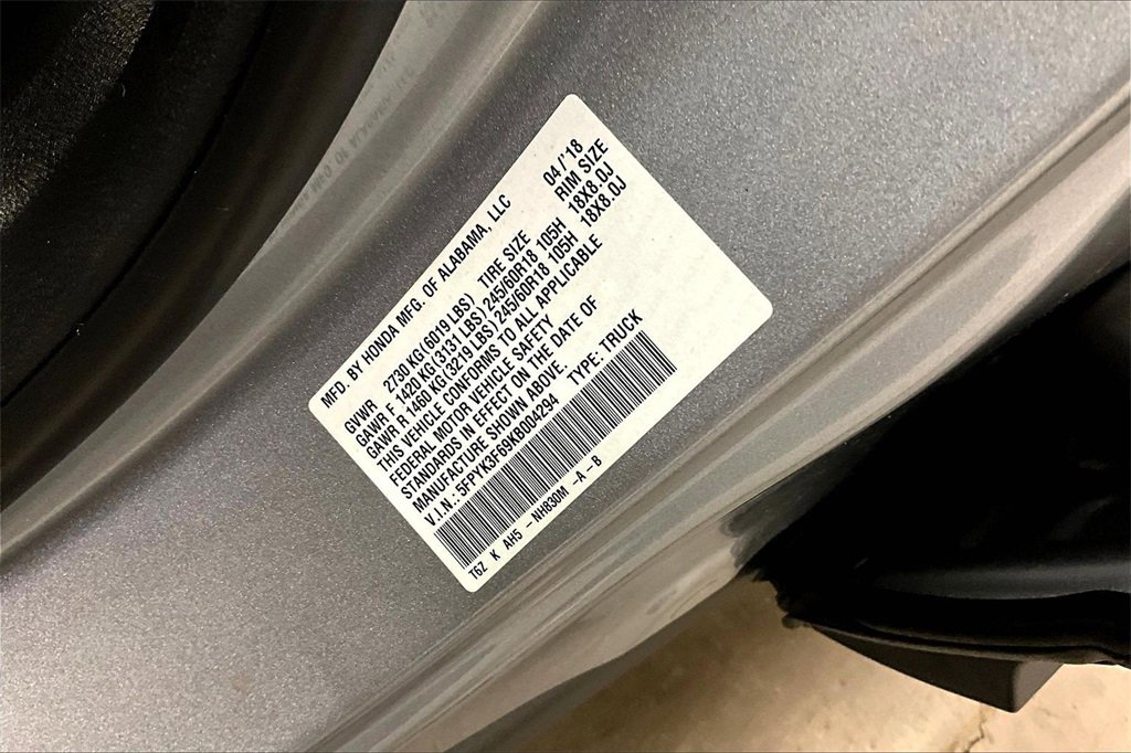 Used 2019 Honda Ridgeline RTL-T image 20