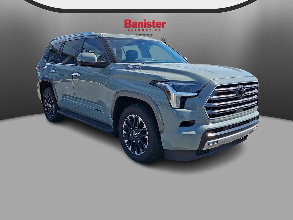 Used 2024 Toyota Sequoia Limited w/ Tow Technology Package AWD/4WD image 3