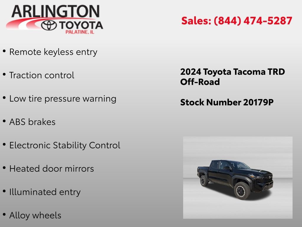 Used 2024 Toyota Tacoma TRD Off-Road AWD/4WD image 4
