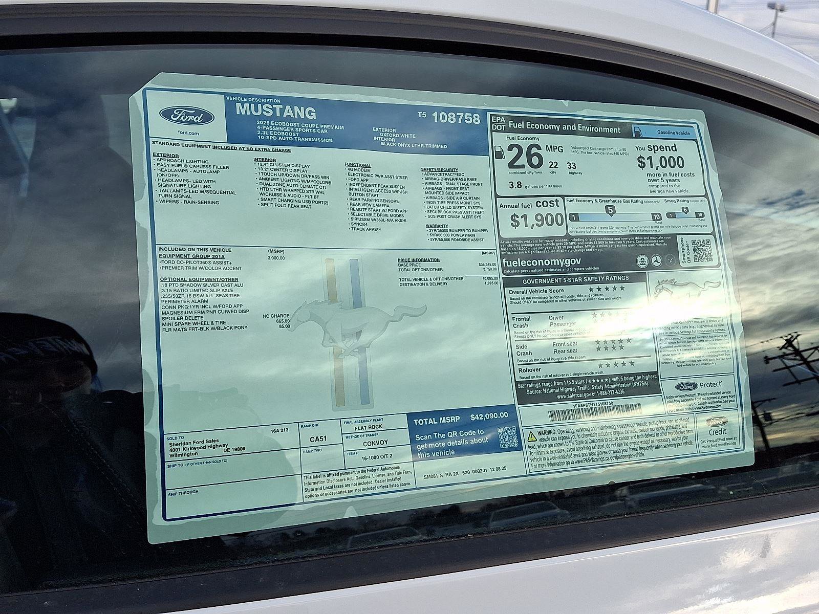 New 2026 Ford Mustang Premium image 19