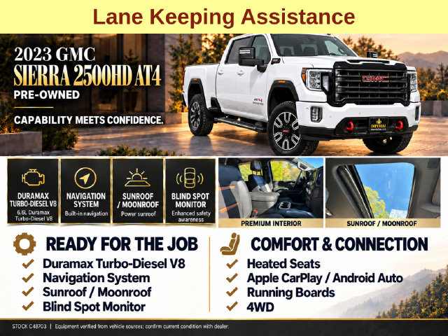 Certified 2023 GMC Sierra 2500 AT4 w/ AT4 Preferred Package AWD/4WD image 8