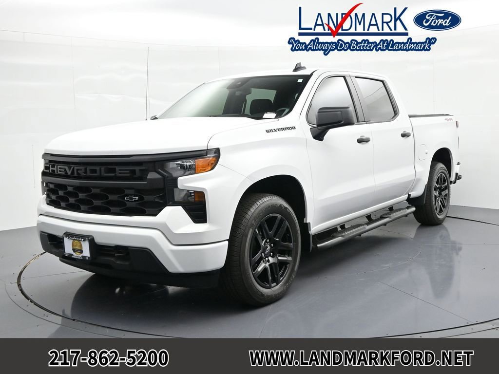 Used 2023 Chevrolet Silverado 1500 Custom w/ LPO, Dark Essentials Package AWD/4WD image 1