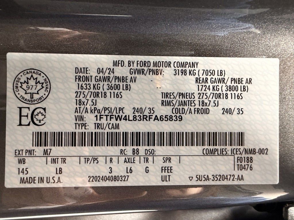 Used 2024 Ford F150 Tremor w/ Tow/Haul Package AWD/4WD image 30