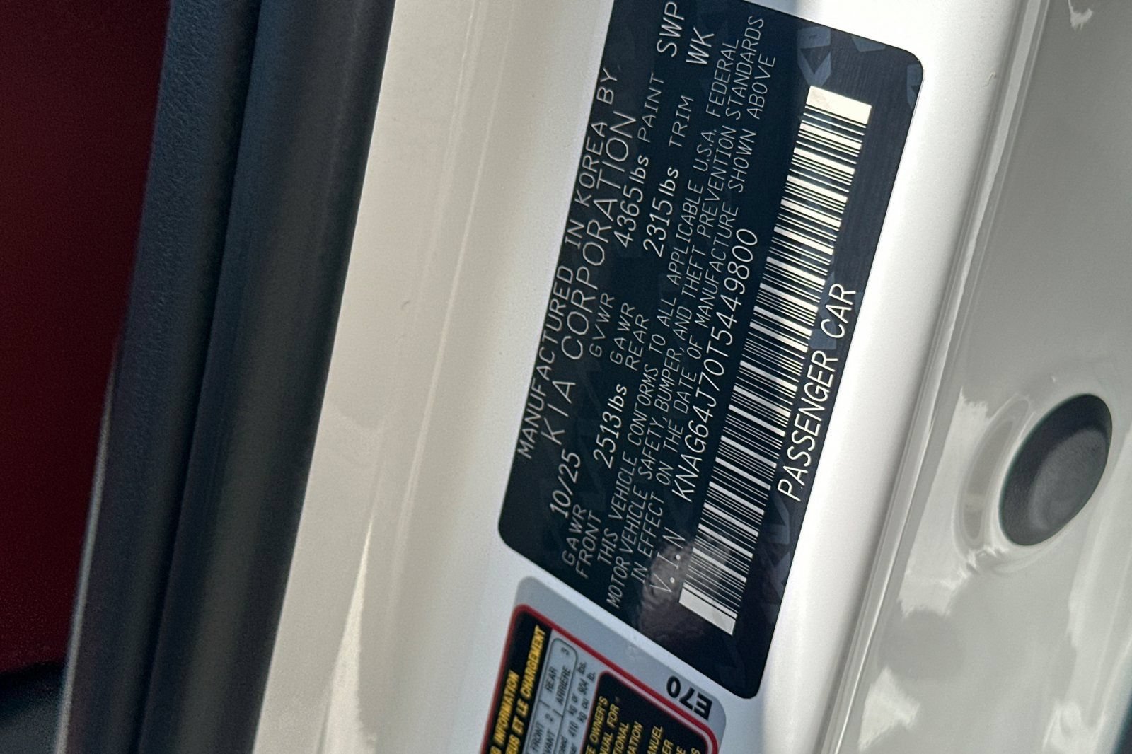 Certified 2026 Kia K5 GT-Line w/ GT-Line Premium Package FWD image 33