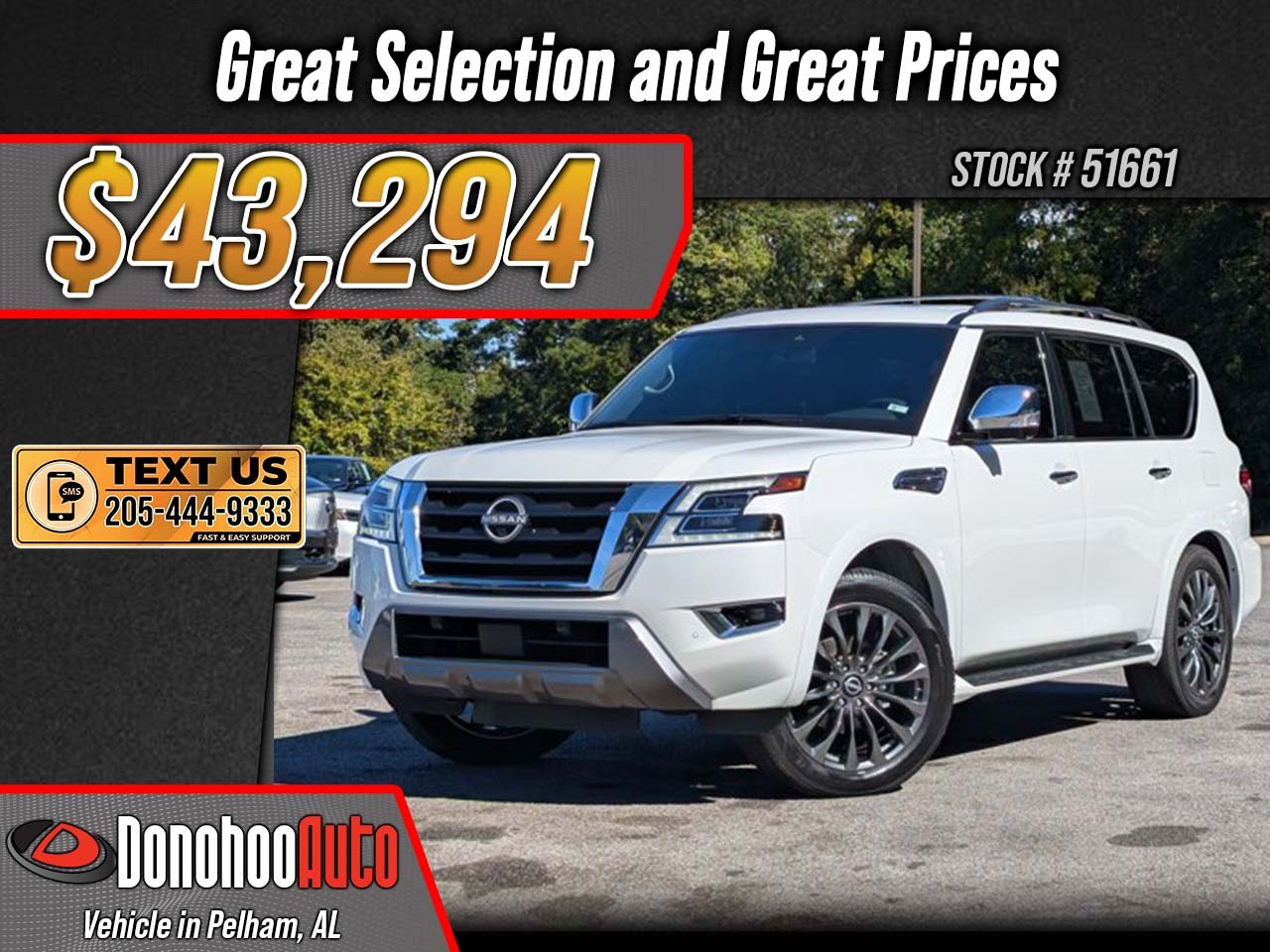 Used 2023 Nissan Armada Platinum w/ Cargo Package