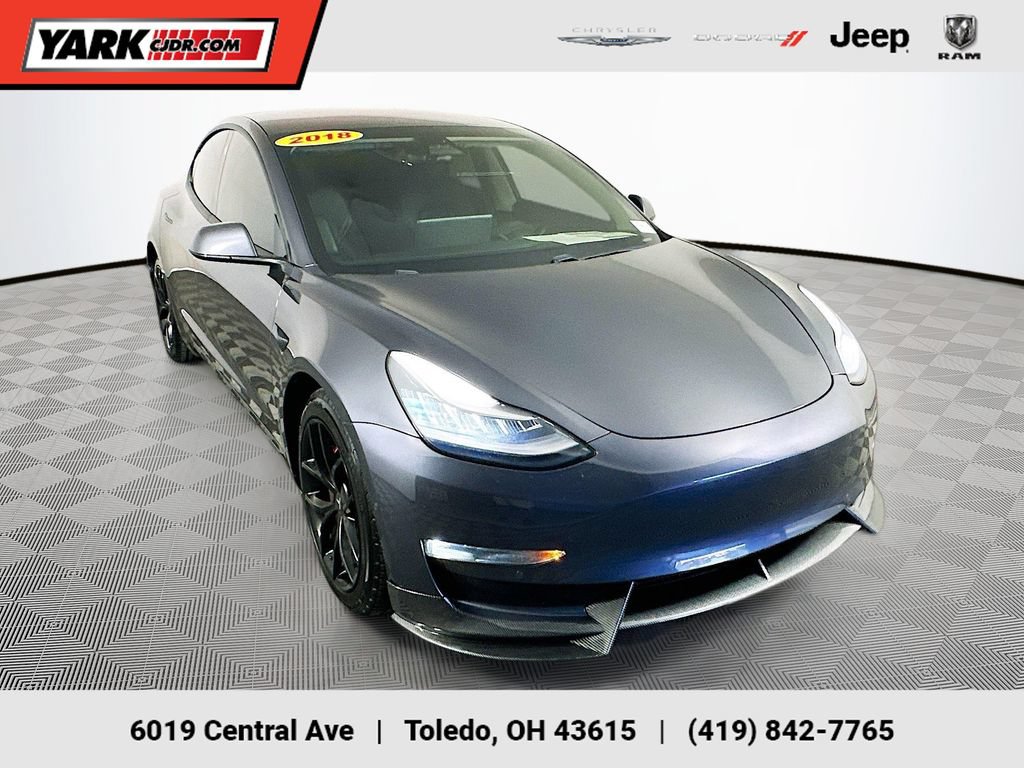 Used 2018 Tesla Model 3 Long Range AWD/4WD image 1