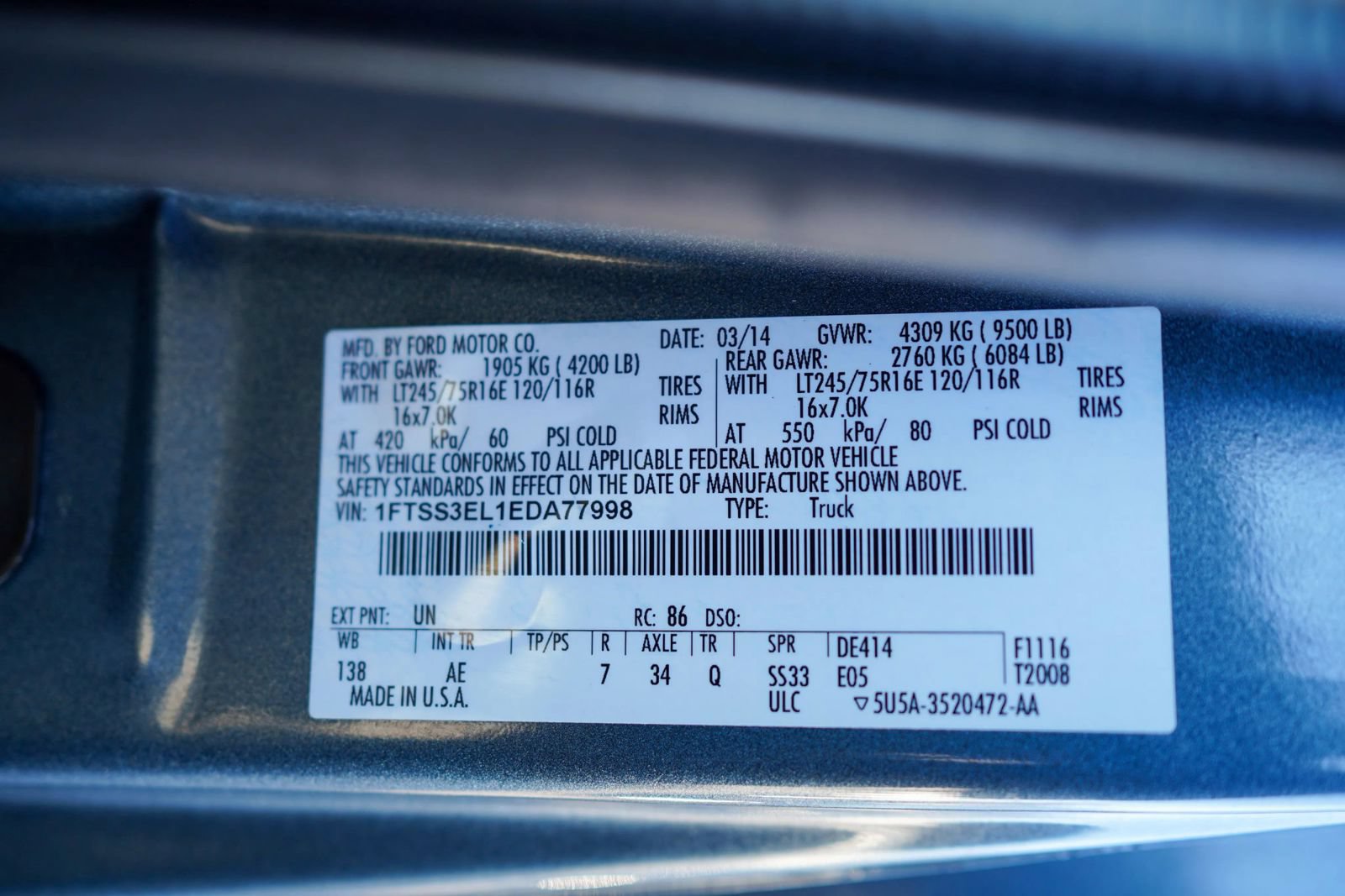 Used 2014 Ford E-350 and Econoline 350 Extended Super Duty w/ Power Group RWD image 28