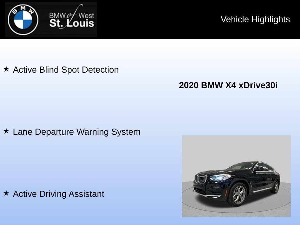 Used 2020 BMW X4 xDrive30i w/ Convenience Package AWD/4WD image 16