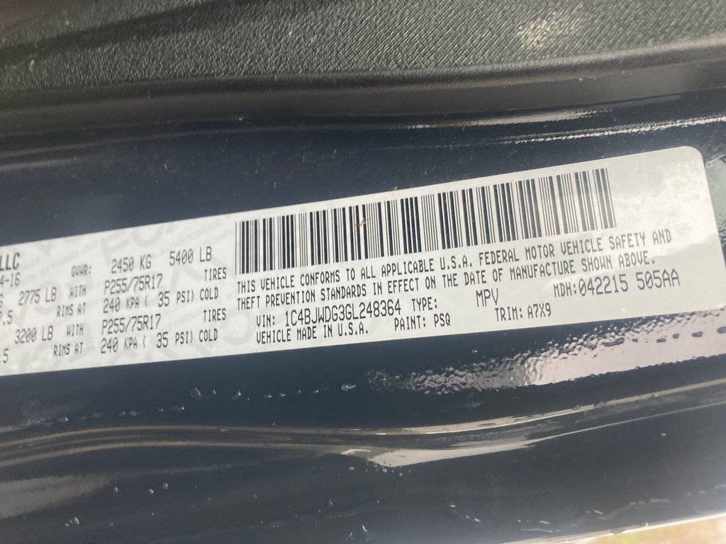 Used 2016 Jeep Wrangler Unlimited Sport w/ Quick Order Package 24S image 39