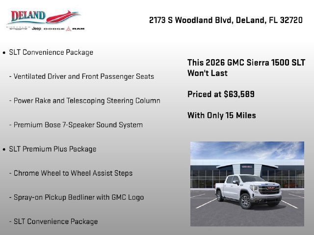 New 2026 GMC Sierra 1500 SLT w/ SLT Premium Plus Package AWD/4WD image 36