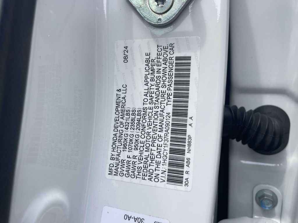 Certified 2024 Honda Accord EX image 20