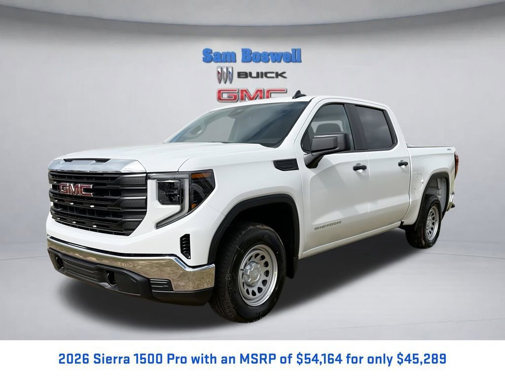 New 2026 GMC Sierra 1500 Pro w/ Pro Value Package AWD/4WD image 1