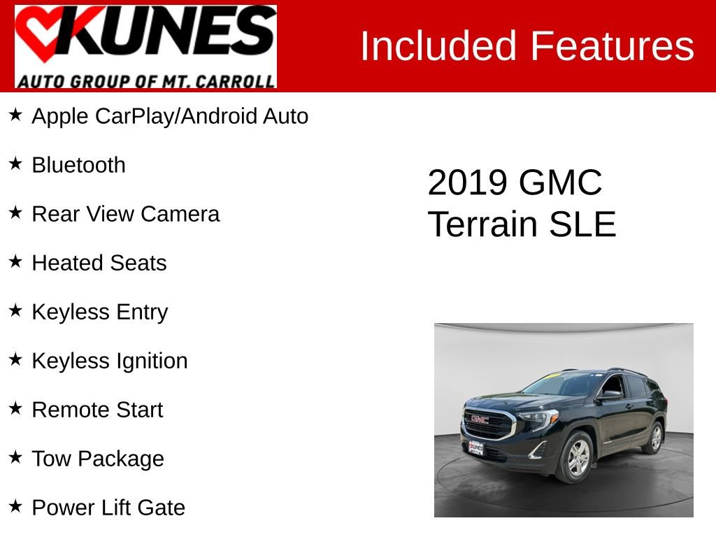 Used 2019 GMC Terrain SLE w/ Driver Convenience Package AWD/4WD image 3
