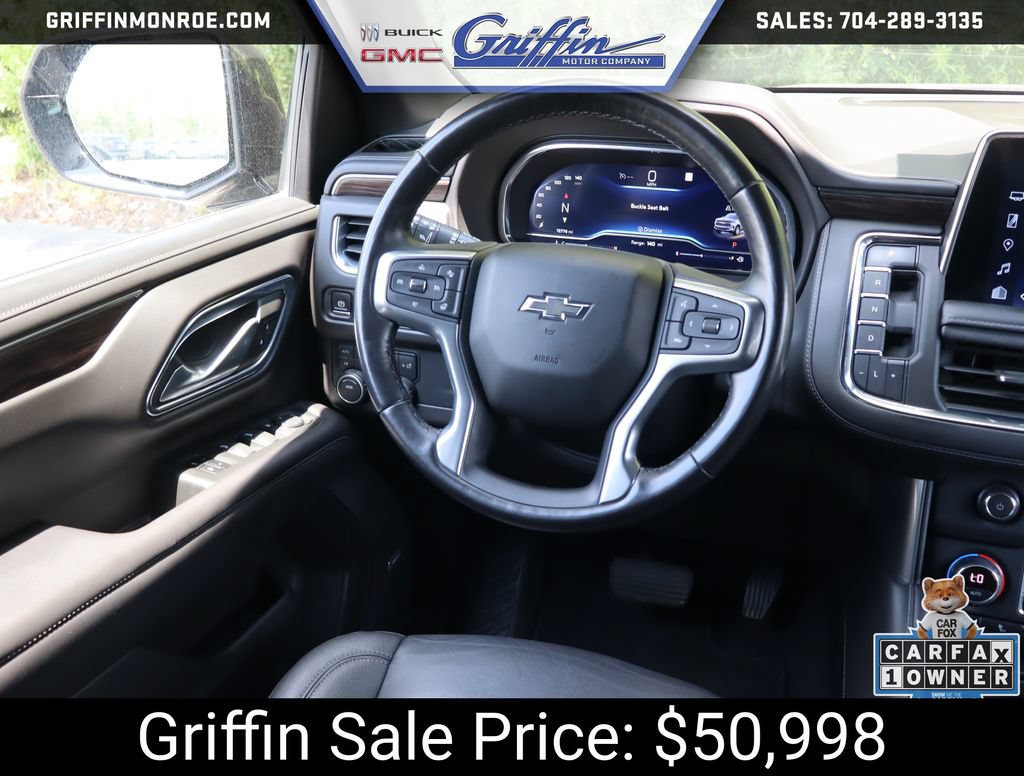 Certified 2022 Chevrolet Tahoe Z71 w/ Luxury Package AWD/4WD image 20