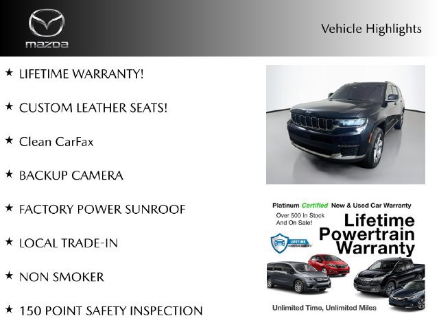 Used 2021 Jeep Grand Cherokee L Limited AWD/4WD image 2