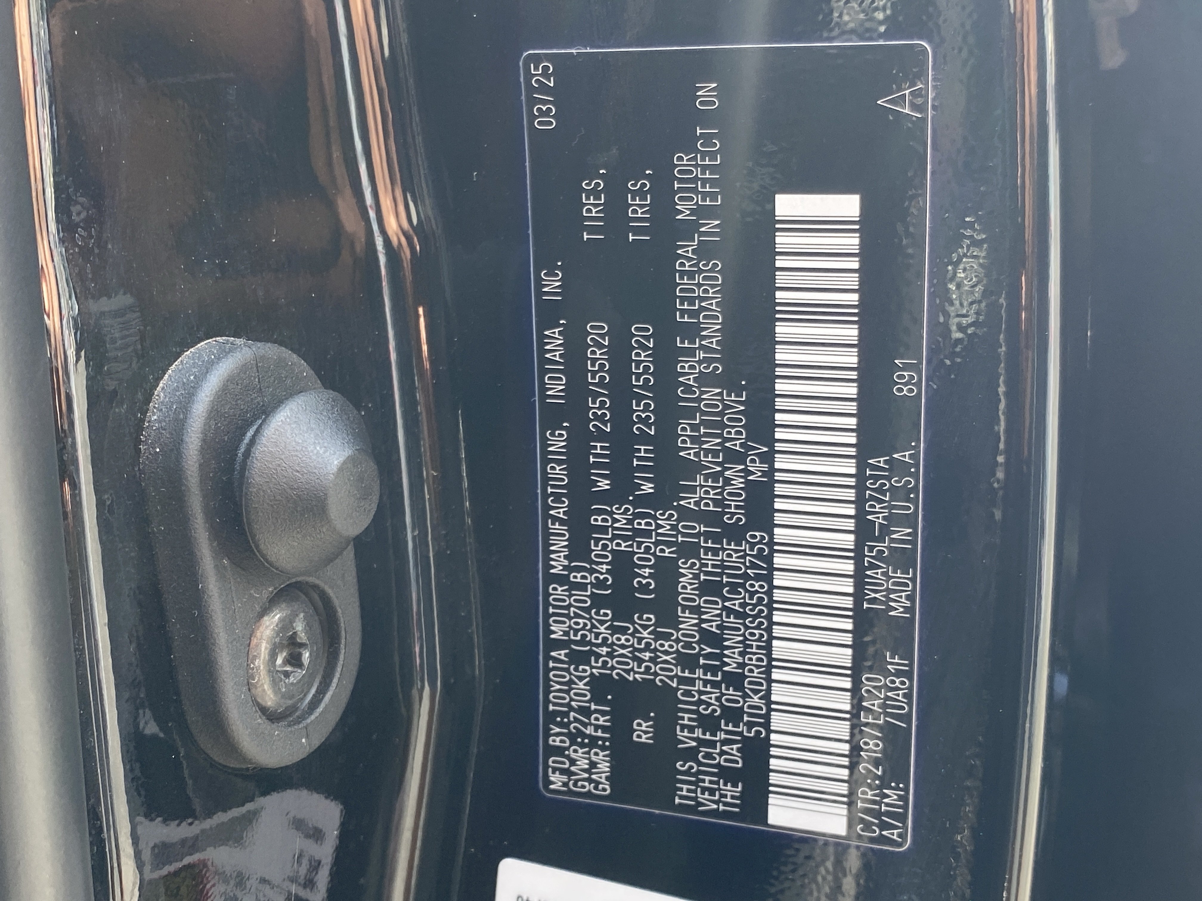 Used 2025 Toyota Highlander XSE AWD/4WD image 31