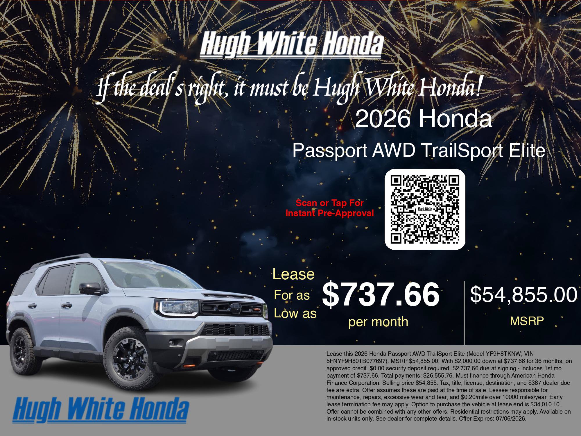 New 2026 Honda Passport TrailSport Elite image 3