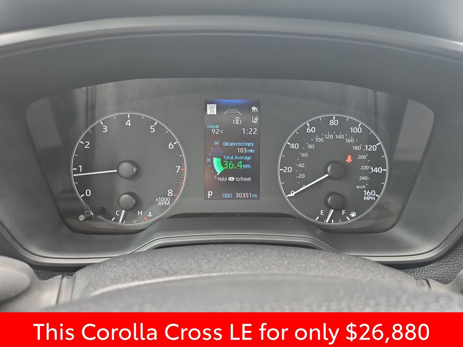 Used 2024 Toyota Corolla Cross LE w/ Moonroof Package FWD image 26