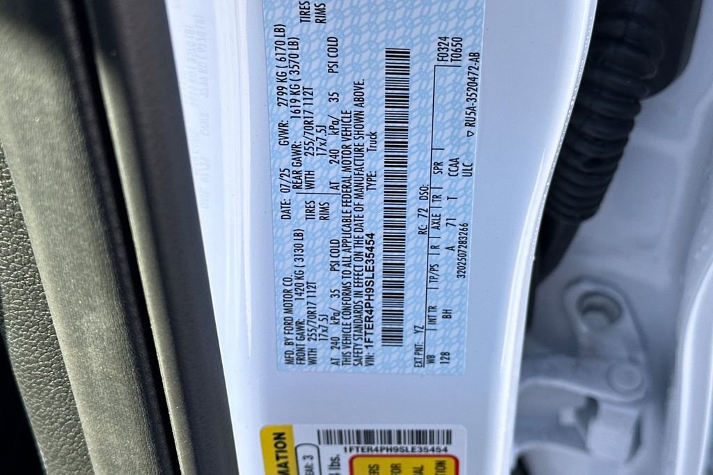 New 2025 Ford Ranger XL image 20