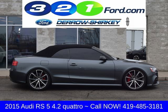 Used 2015 Audi RS 5 Cabriolet w/ Black Optic Plus Package AWD/4WD image 2