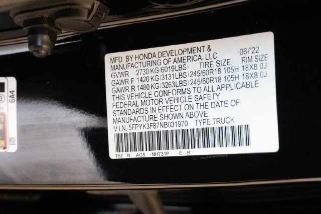 Used 2022 Honda Ridgeline Black Edition image 33